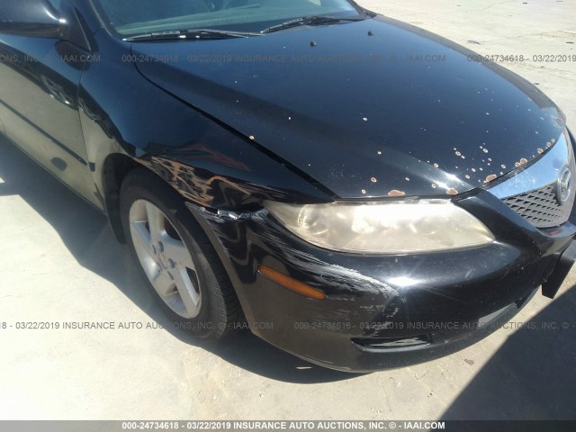 1YVFP80C335M18892 - 2003 MAZDA 6 I BLACK photo 6