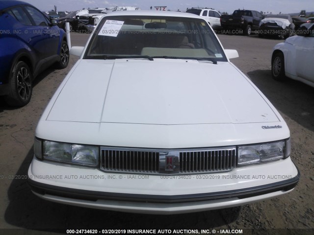 2G3AM51N5K2444735 - 1989 OLDSMOBILE CUTLASS CIERA SL WHITE photo 6