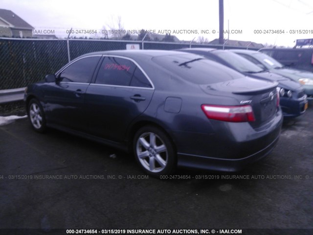 4T1BE46K28U212280 - 2008 TOYOTA CAMRY CE/LE/XLE/SE GRAY photo 3