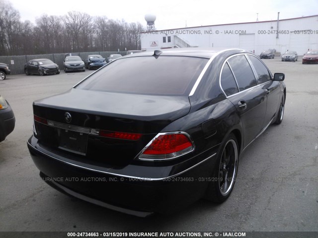 WBAGN63423DR11619 - 2003 BMW 745 LI BLACK photo 4