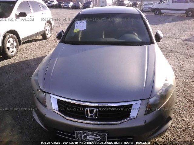 JHMCP26408C022474 - 2008 HONDA ACCORD LXP GOLD photo 6