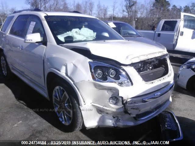 1GKKVTED2BJ311471 - 2011 GMC ACADIA DENALI WHITE photo 6