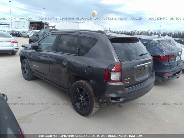 1C4NJDBB9GD521214 - 2016 JEEP COMPASS SPORT GRAY photo 3