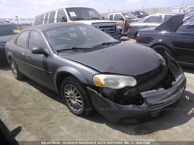 1C3EL46X24N307241 - 2004 CHRYSLER SEBRING LX GRAY photo 1