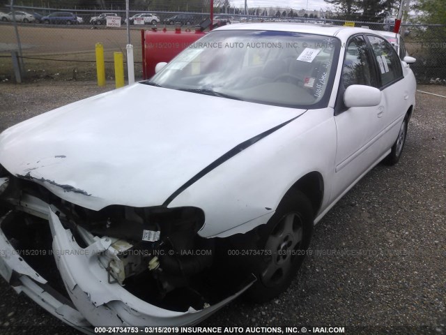 1G1NE52J83M552040 - 2003 CHEVROLET MALIBU LS WHITE photo 2