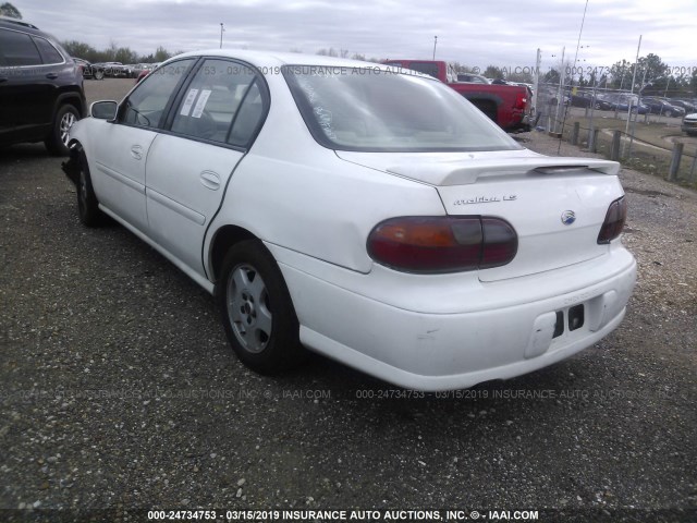 1G1NE52J83M552040 - 2003 CHEVROLET MALIBU LS WHITE photo 3