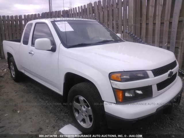 1GCESCFE7C8167658 - 2012 CHEVROLET COLORADO LT WHITE photo 1