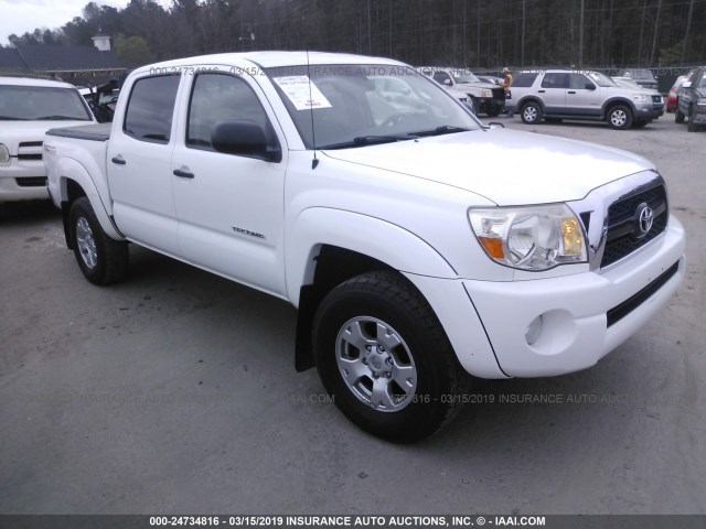 3TMJU4GN8BM110232 - 2011 TOYOTA TACOMA DOUBLE CAB PRERUNNER WHITE photo 1