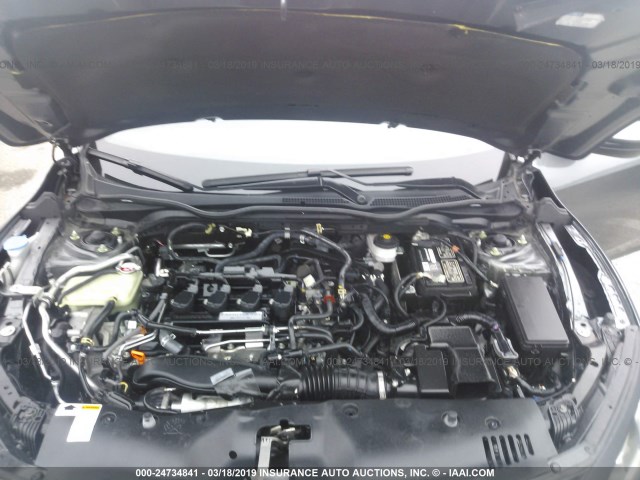 SHHFK7H4XHU209634 - 2017 HONDA CIVIC SPORT Szary zdjęcie 10