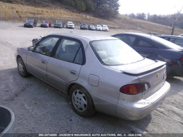 2T1BR12EXXC127545 - 1999 TOYOTA COROLLA VE/CE/LE SILVER photo 3