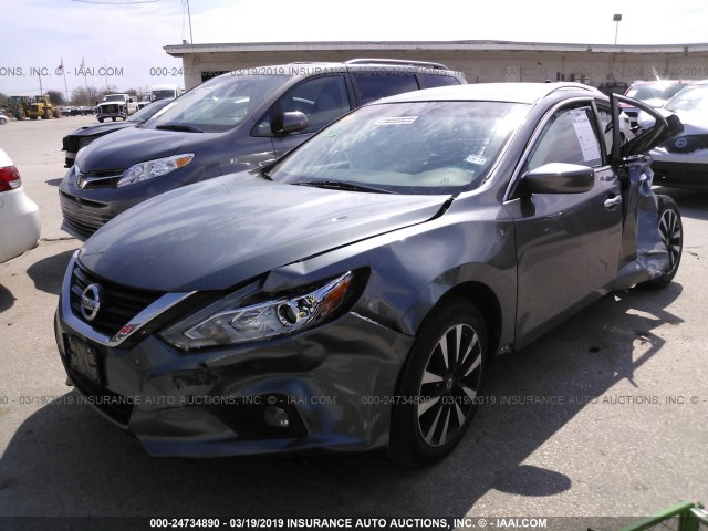 1N4AL3AP7JC145132 - 2018 NISSAN ALTIMA 2.5/S/SV/SL/SR GRAY photo 2