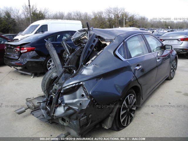 1N4AL3AP7JC145132 - 2018 NISSAN ALTIMA 2.5/S/SV/SL/SR GRAY photo 4