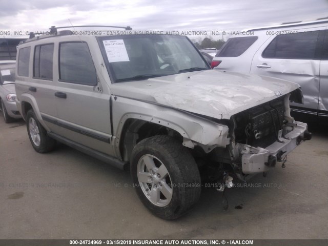 1J8HH48N06C335066 - 2006 JEEP COMMANDER ნაცრისფერი ფოტო 1