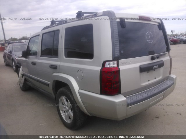 1J8HH48N06C335066 - 2006 JEEP COMMANDER ნაცრისფერი ფოტო 3