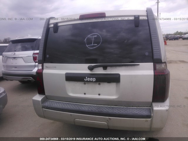 1J8HH48N06C335066 - 2006 JEEP COMMANDER ნაცრისფერი ფოტო 6
