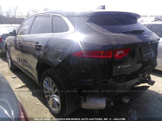 SADCK2GX2KA390834 - 2019 JAGUAR F-PACE PRESTIGE BLACK photo 3