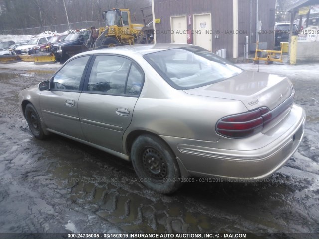 1G3NB52J5X6300675 - 1999 OLDSMOBILE CUTLASS GL TAN photo 3