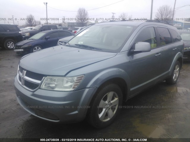 3D4GG57V79T590225 - 2009 DODGE JOURNEY SXT GRAY photo 2