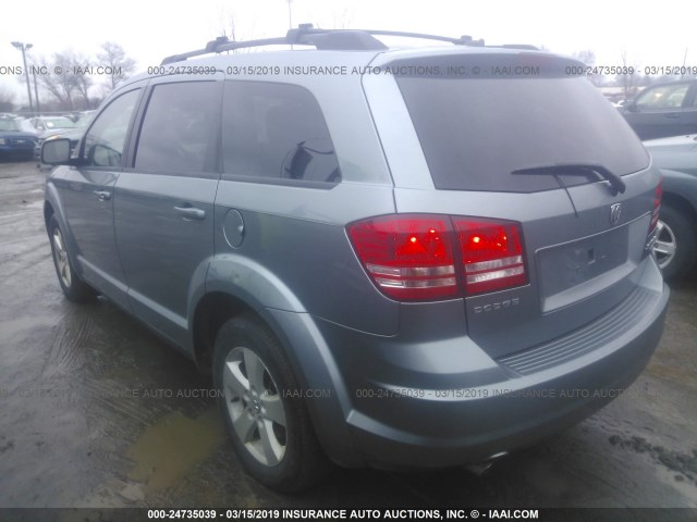 3D4GG57V79T590225 - 2009 DODGE JOURNEY SXT GRAY photo 3