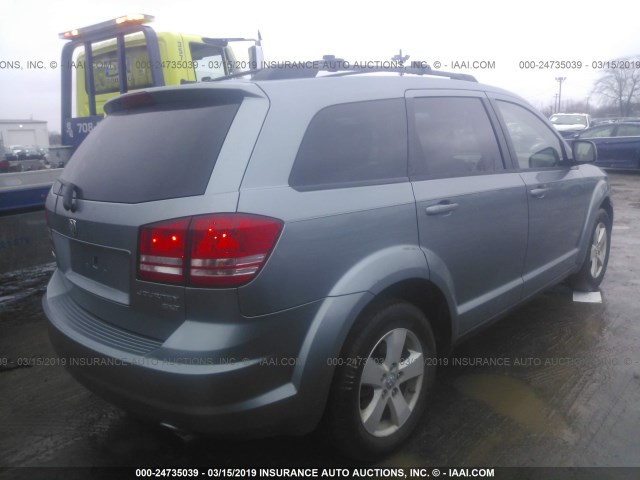 3D4GG57V79T590225 - 2009 DODGE JOURNEY SXT GRAY photo 4