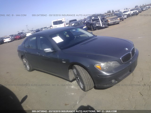 WBAHL83507DT10004 - 2007 BMW 750 I GRAY photo 1