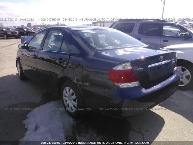 4T1BE32K96U130656 - 2006 TOYOTA CAMRY LE/XLE/SE BLUE photo 3