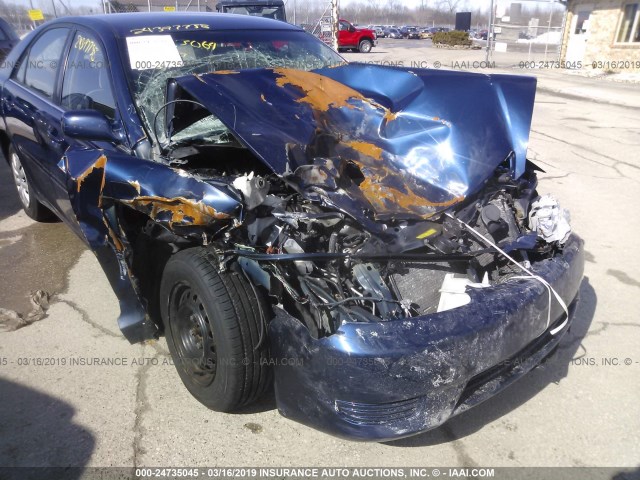 4T1BE32K96U130656 - 2006 TOYOTA CAMRY LE/XLE/SE BLUE photo 6