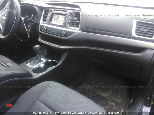 5TDBKRFH4GS339078 - 2016 TOYOTA HIGHLANDER LE/LE PLUS BLACK photo 5