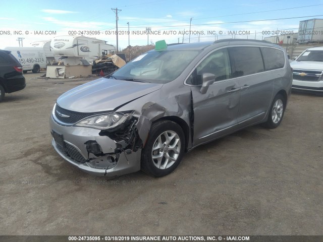 2C4RC1BG2HR831287 - 2017 CHRYSLER PACIFICA TOURING L Արծաթագույն լուսանկար 6