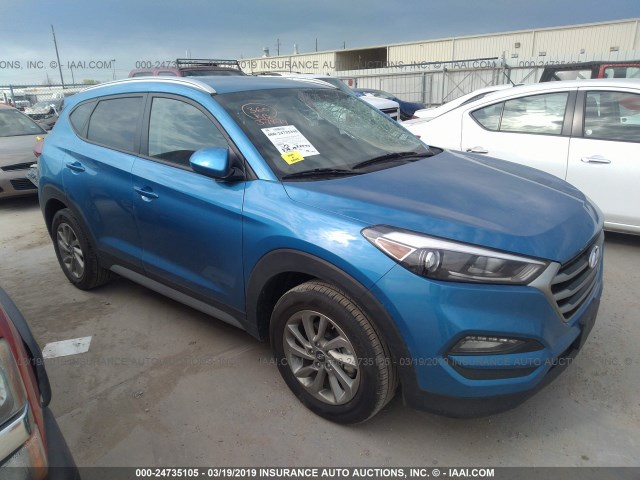 KM8J33A43JU690928 - 2018 HYUNDAI TUCSON LIMITED/SPORT AND ECO/SE BLUE photo 1