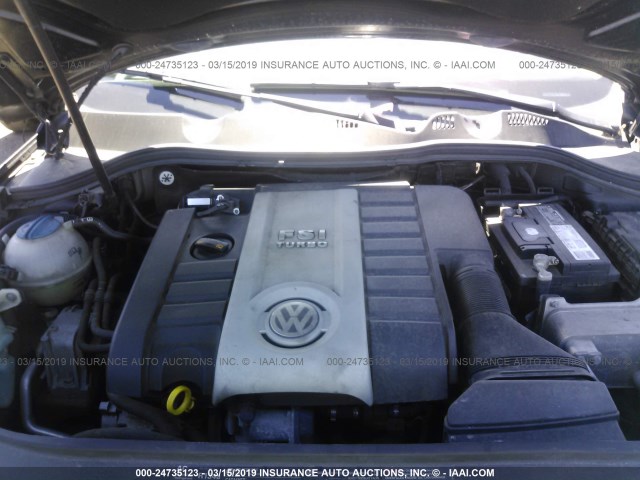 WVWAK73C17P149435 - 2007 VOLKSWAGEN PASSAT 2.0T/WOLFSBURG BLACK photo 10