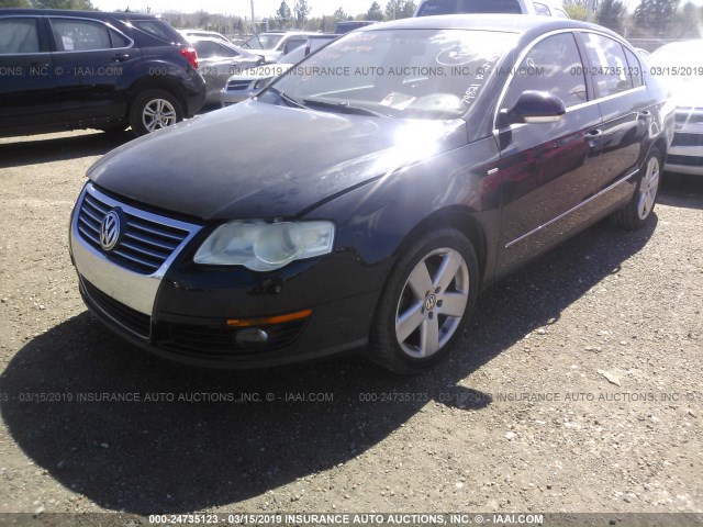 WVWAK73C17P149435 - 2007 VOLKSWAGEN PASSAT 2.0T/WOLFSBURG BLACK photo 2