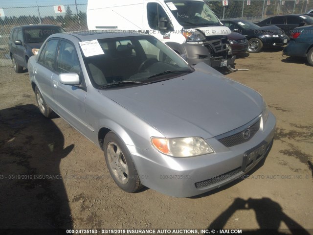 JM1BJ225421570297 - 2002 MAZDA PROTEGE DX/LX/ES SILVER photo 1