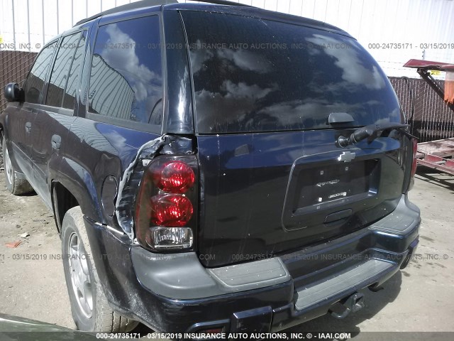 1GNDS13S882210786 - 2008 CHEVROLET TRAILBLAZER LS/LT BLUE photo 3