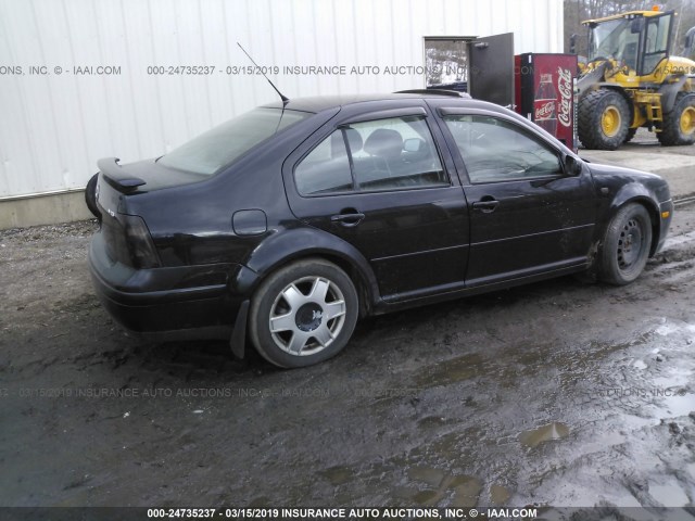 3VWTG69M32M034576 - 2002 VOLKSWAGEN JETTA GLX BLACK photo 4