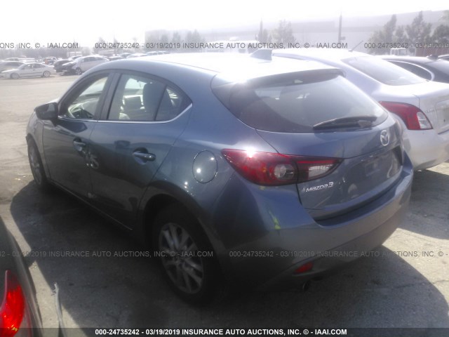 3MZBM1L7XFM146467 - 2015 MAZDA 3 TOURING BLUE photo 3