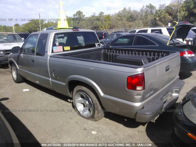 1GCCS19W018254590 - 2001 CHEVROLET S TRUCK S10 TAN photo 3