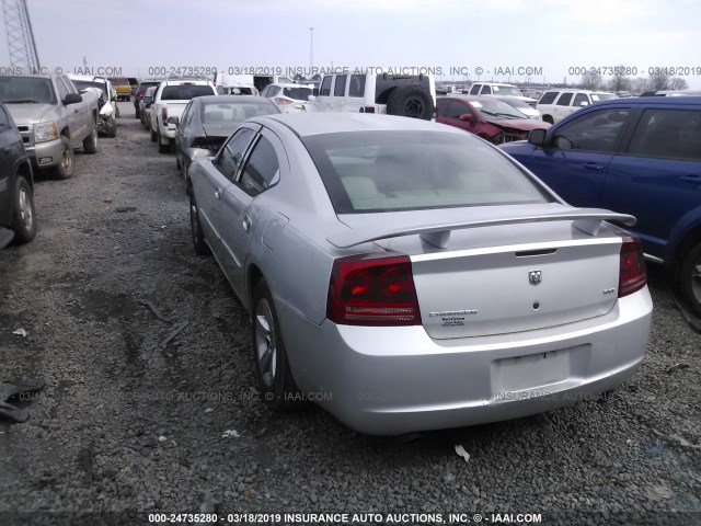 2B3KA43G16H318009 - 2006 DODGE CHARGER SE/SXT SILVER photo 3