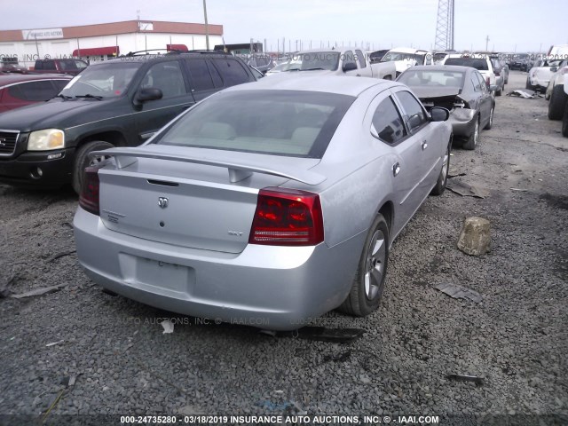 2B3KA43G16H318009 - 2006 DODGE CHARGER SE/SXT SILVER photo 4