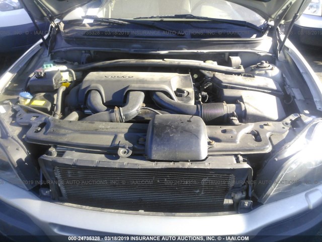 YV1CZ91HX41082664 - 2004 VOLVO XC90 T6 GRAY photo 10