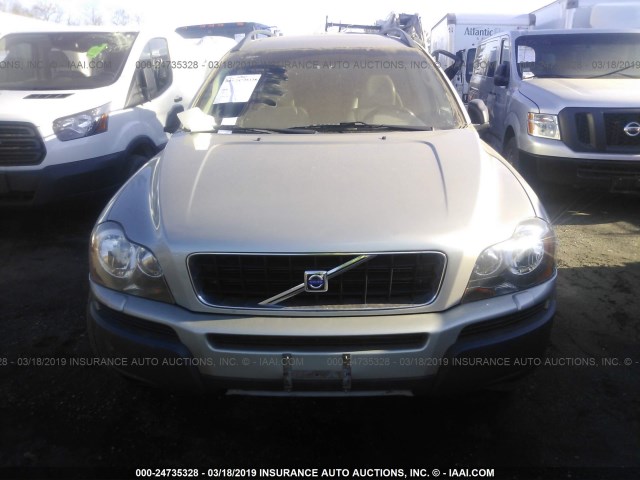 YV1CZ91HX41082664 - 2004 VOLVO XC90 T6 GRAY photo 6