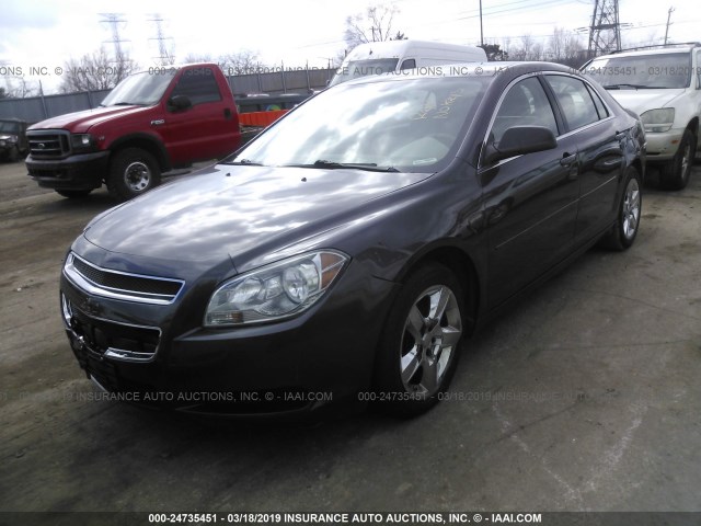 1G1ZB5E1XBF208363 - 2011 CHEVROLET MALIBU LS 灰色 照片 2