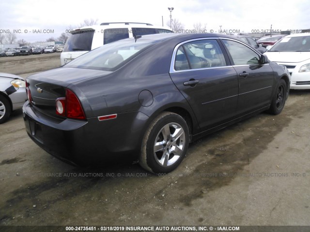 1G1ZB5E1XBF208363 - 2011 CHEVROLET MALIBU LS 灰色 照片 4