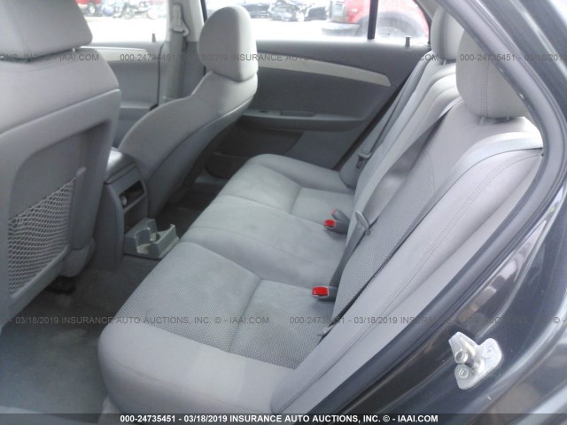 1G1ZB5E1XBF208363 - 2011 CHEVROLET MALIBU LS 灰色 照片 8