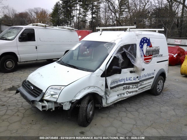 NM0LS7AN9CT120423 - 2012 FORD TRANSIT CONNECT XL WHITE photo 2