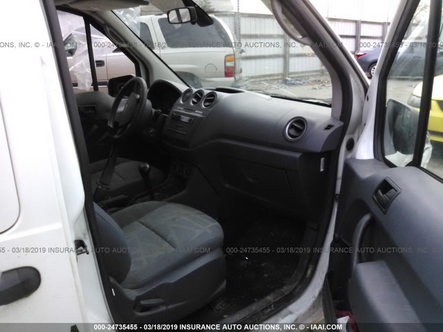 NM0LS7AN9CT120423 - 2012 FORD TRANSIT CONNECT XL WHITE photo 5