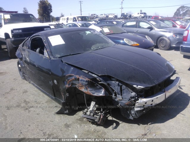 JN1AZ34D33T109275 - 2003 NISSAN 350Z COUPE BLACK photo 1