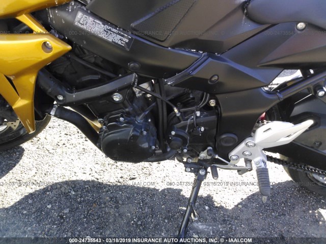 JS1GR7NA6F2102697 - 2015 SUZUKI GSX-S750 GOLD photo 9