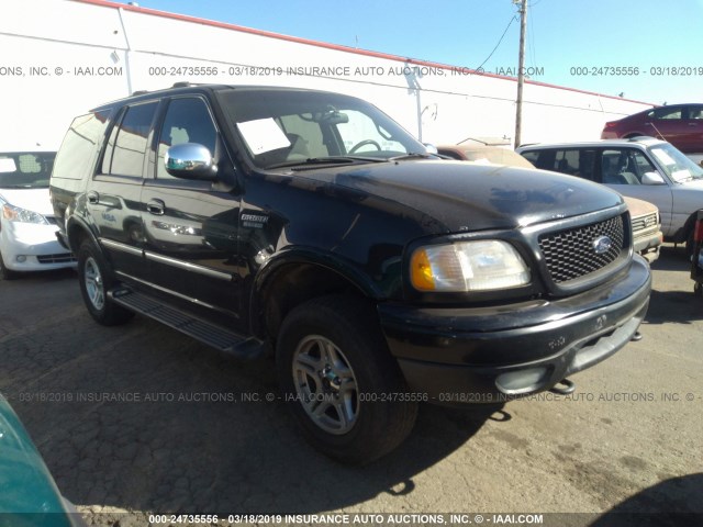 1FMPU16L12LA71361 - 2002 FORD EXPEDITION XLT BLACK photo 1