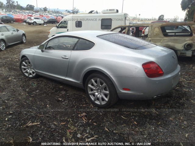 SCBCR63W94C021832 - 2004 BENTLEY CONTINENTAL GT SILVER photo 3